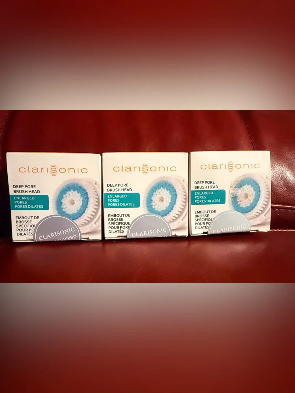 ✨ New Clarisonic Deep Pore Brush Heads Set of 3✨ - Picture 1 of 4